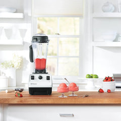 Vitamix 5200 Blender, Professional-Grade Blender for Smoothies, Soups, Ice Cream and More, Stainless-Steel Blades, Self-Cleaning Kitchen Appliance, 64 Oz Container, White