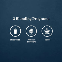 Vitamix Ascent X3 Blender with Three Blending Programs, Self-Cleaning Program, Professional-Grade Blender for Smoothies, Soups and More, Stainless-Steel Blades, 48 Oz Container, Shadow Black